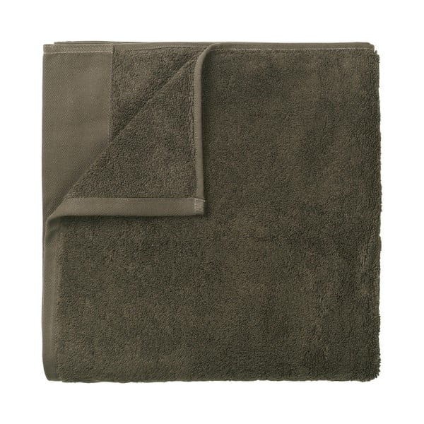 Zielony bawełniany ręcznik kąpielowy Blomus, 70x140 cm