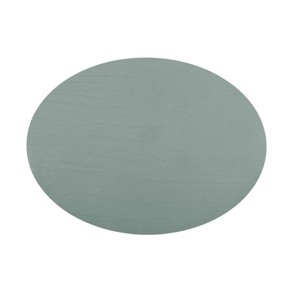 Zielona mata stołowa ze skóry z recyklingu ZicZac Titan, 33x45 cm