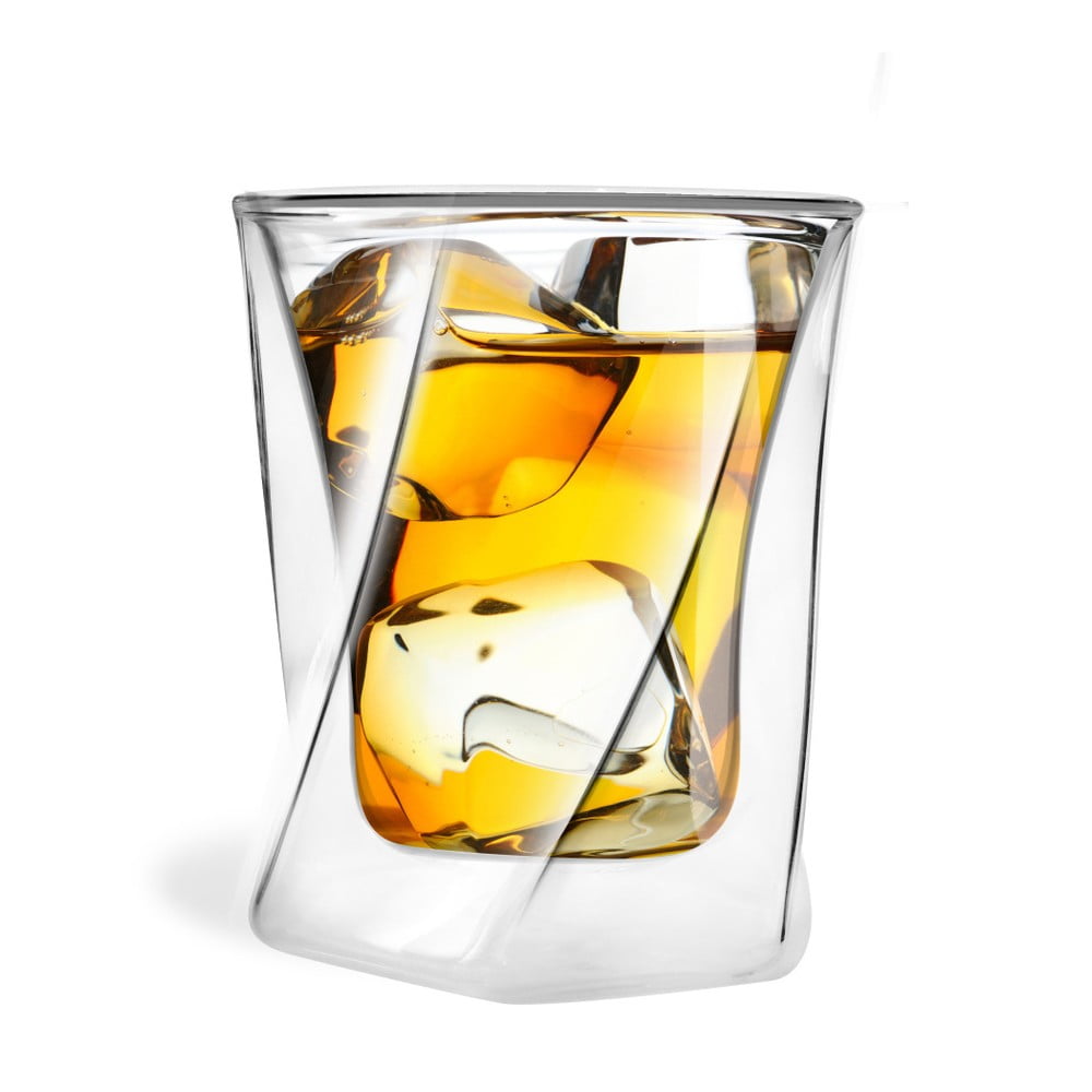 Szklanka z podwójną ścianką na whiskey Vialli Design, 300 ml