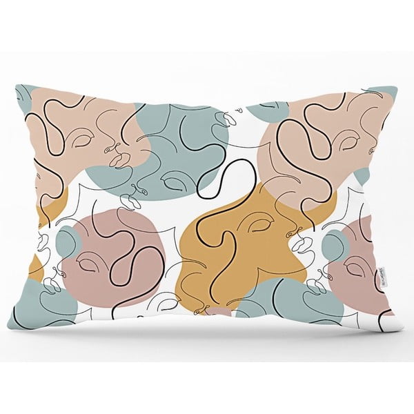 Poszewka na poduszkę Minimalist Cushion Covers Drawing Art Rectangle, 35x55 cm