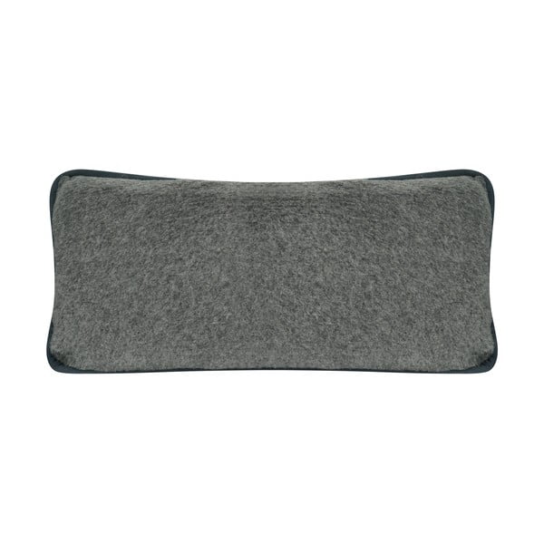 Szara poduszka z wełny merynosa Native Natural Merino Wool Pillow, 40x70 cm