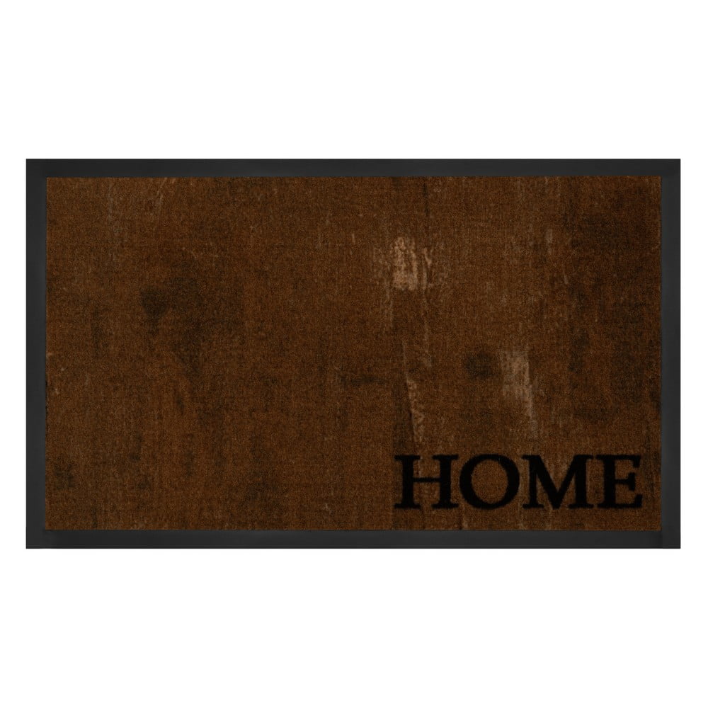 Brązowa wycieraczka Hanse Home Printy, 45x75 cm
