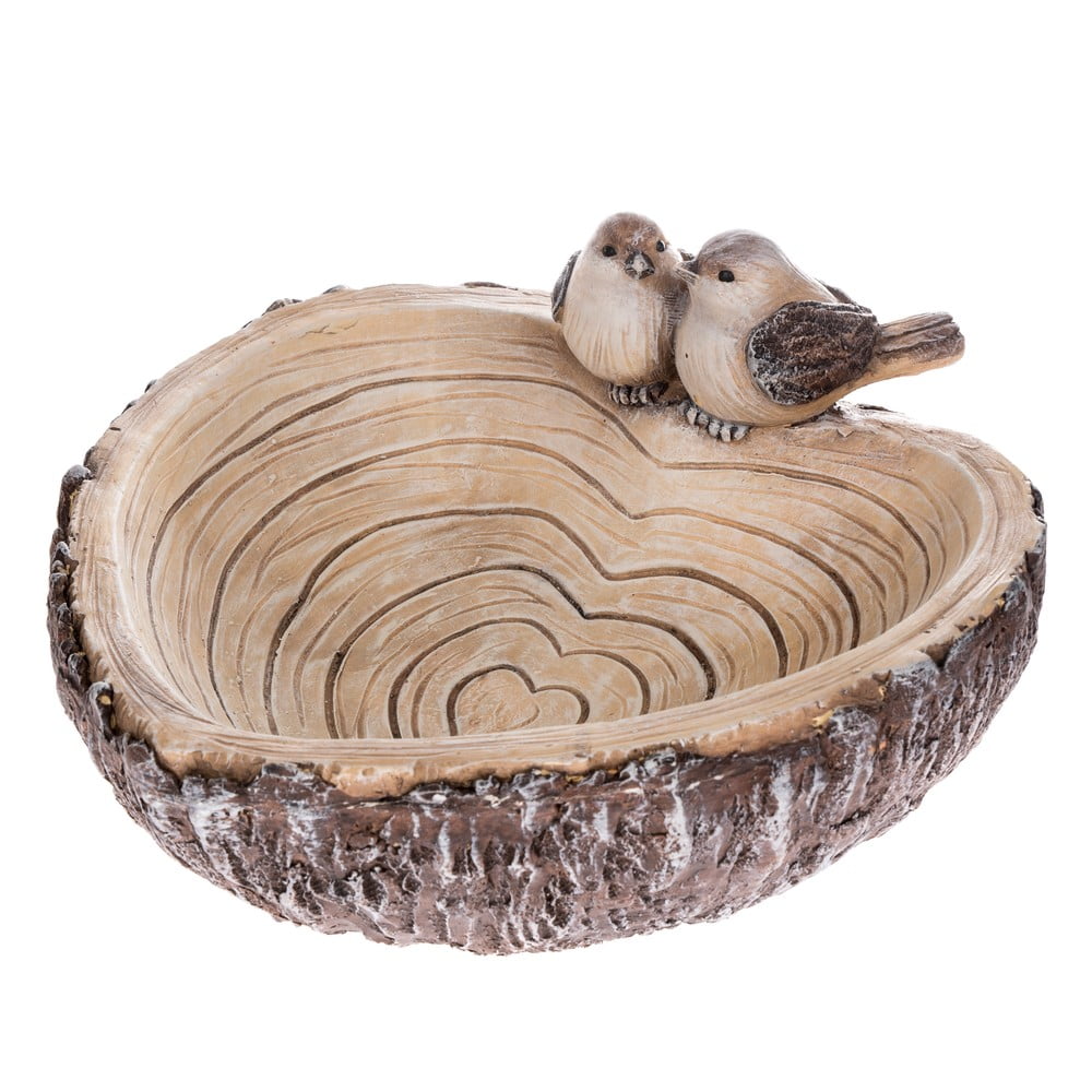 Ceramiczne poidełko dla ptaków w kształcie serca Dakls, wys. 39 cm