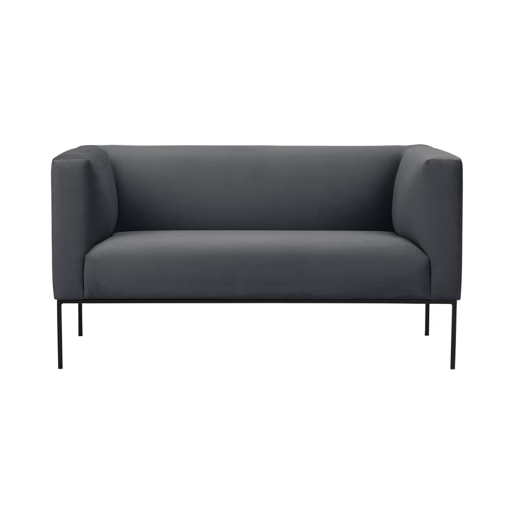 Ciemnoszara sofa Windsor & Co Sofas Neptune, 145 cm