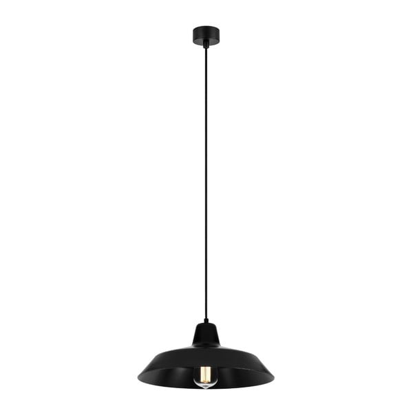 Czarna lampa wisząca Bulb Attack Cinco, ⌀ 35 cm