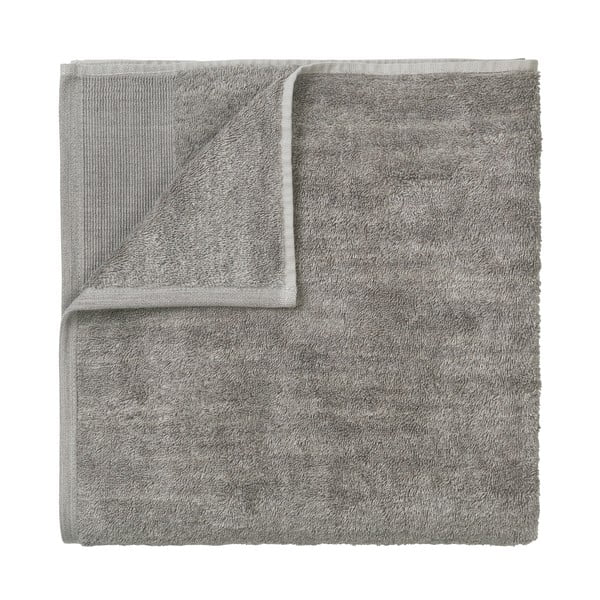 Szary bawełniany ręcznik kąpielowy Blomus, 140x70 cm