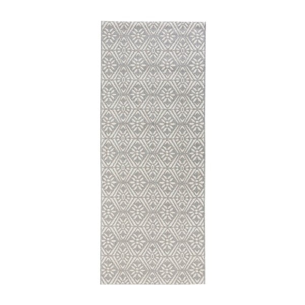 Szaro-biały chodnik Zala Living Soho, 80x200 cm
