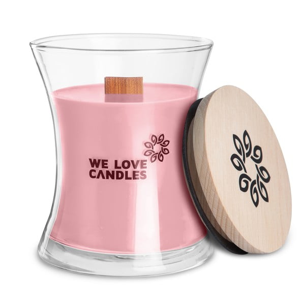 Świeczka z wosku sojowego We Love Candles Basket of Tulips, 64 h