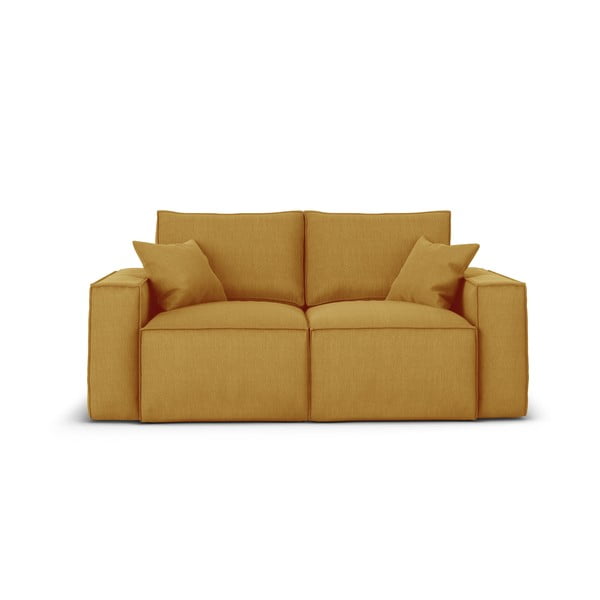 Żółta sofa Cosmopolitan Design Miami, 180 cm