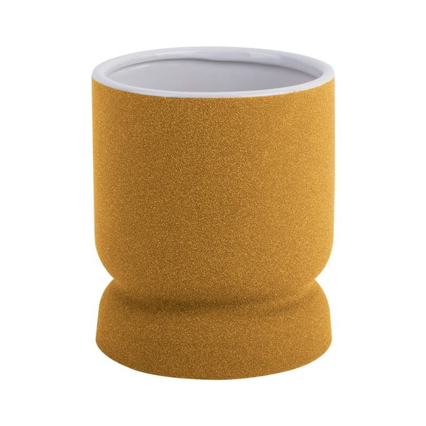 Żółty wazon ceramiczny PT LIVING Cast, wys. 17 cm