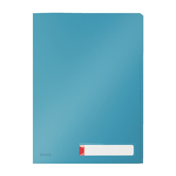 Niebieski folder z 3 przegródkami Leitz Cosy, A4