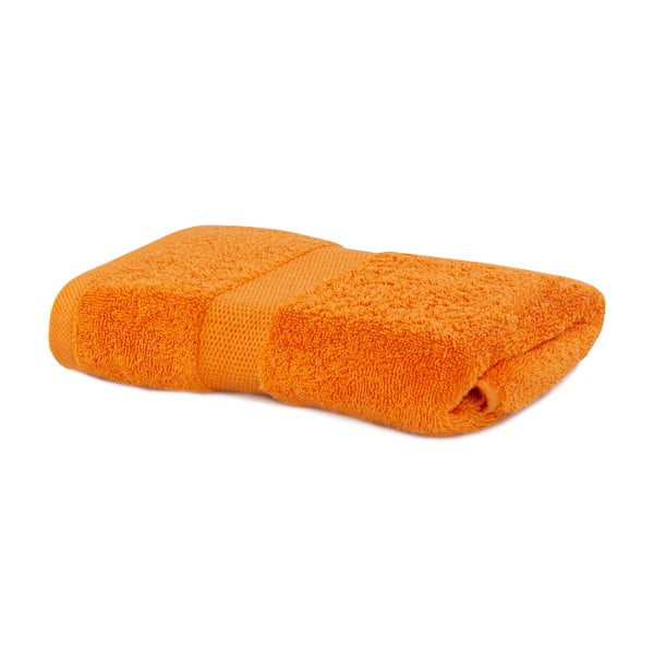 Pomarańczowy ręcznik DecoKing Marina, 50x100 cm