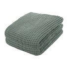 Zielona lekka bawełniana narzuta na łóżko Tiseco Home Studio, 250x260 cm