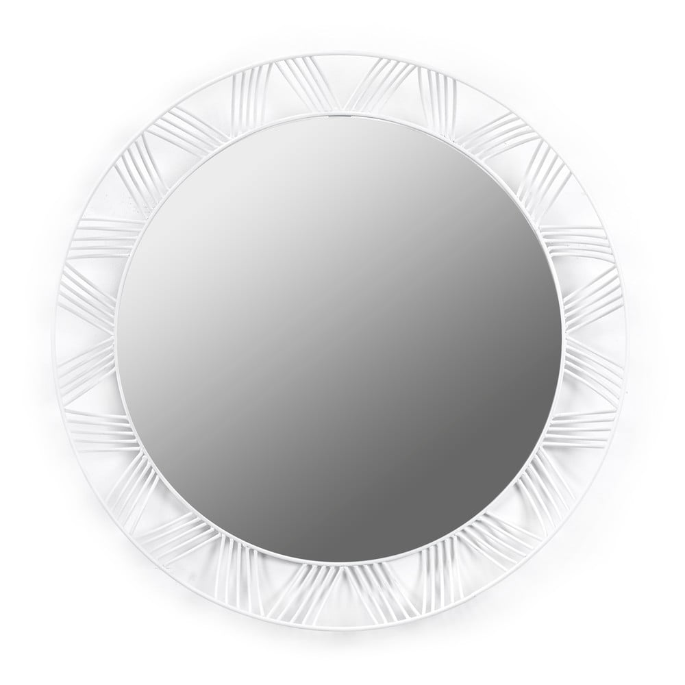 Białe okrągłe lustro Serax Iron