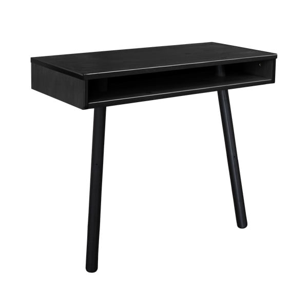 Czarny stolik z drewna sosnowego Karup DesignCapo