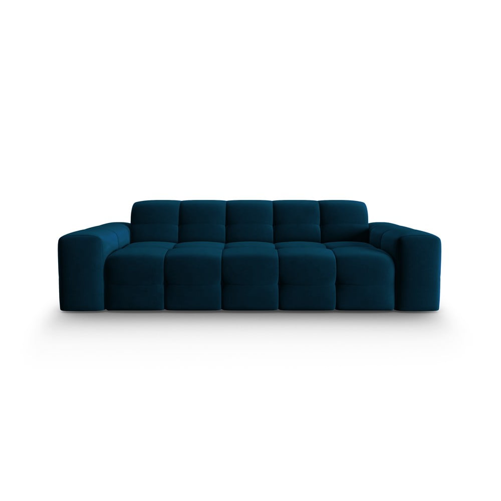 Фото - Диван Ciemnoniebieska aksamitna sofa 222 cm Kendal – Micadoni Home niebieski,dar