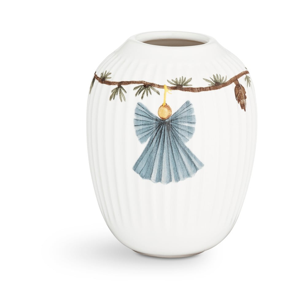 Zdjęcia - Wazon Biały porcelanowy  świąteczny Kähler Design Hammershøi, wys. 10,5 cm