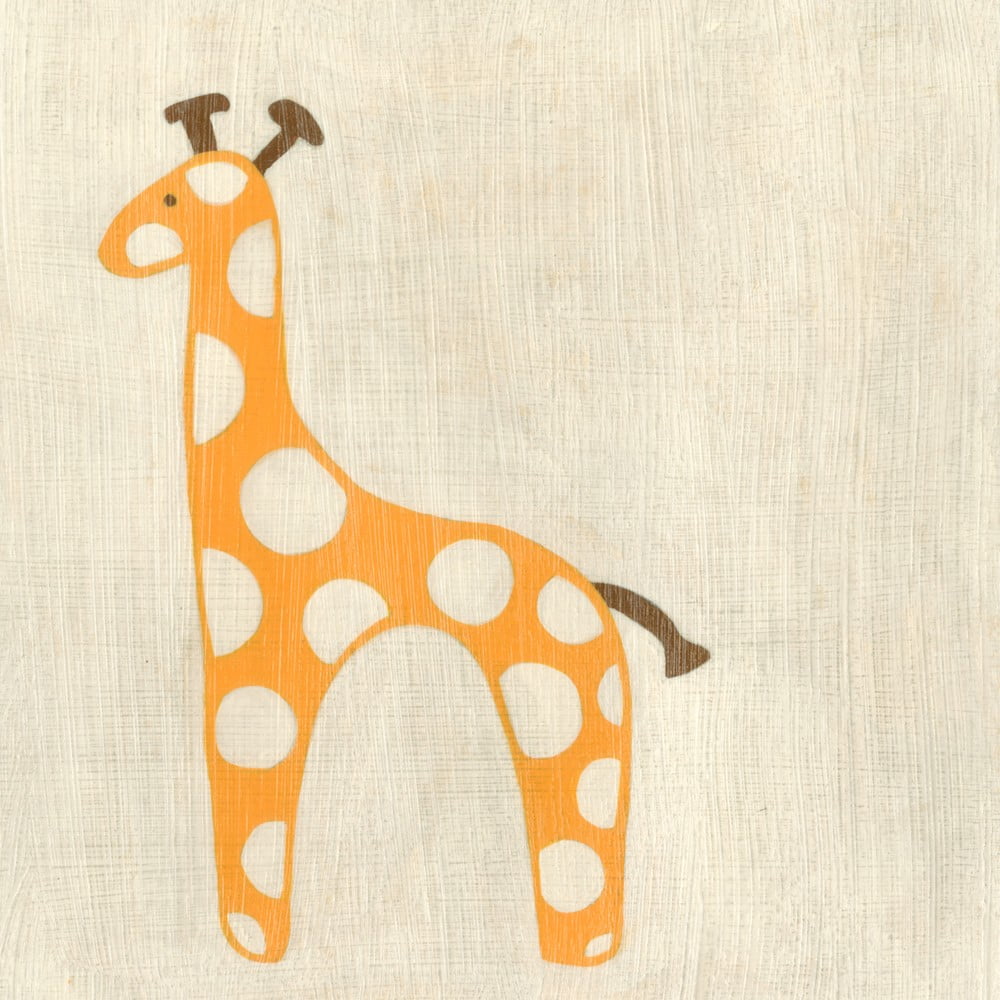 Obraz Giraffe, Best Friend, 30x30 cm