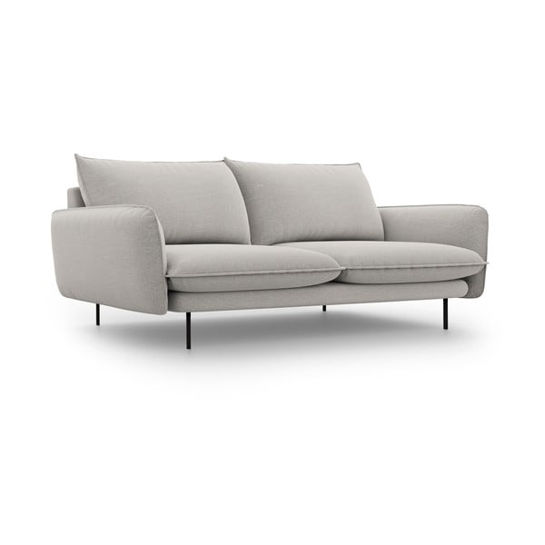 Jasnoszara sofa Cosmopolitan Design Vienna, 200 cm