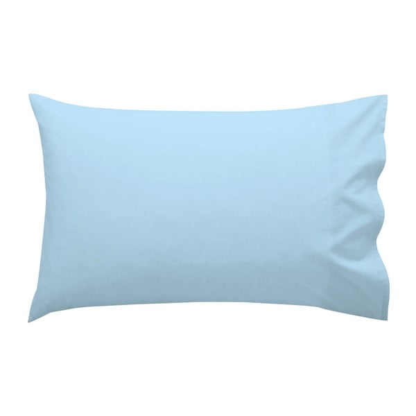 Niebieska bawełniana poszewka na poduszkę Happy Friday Basic, 50x30 cm