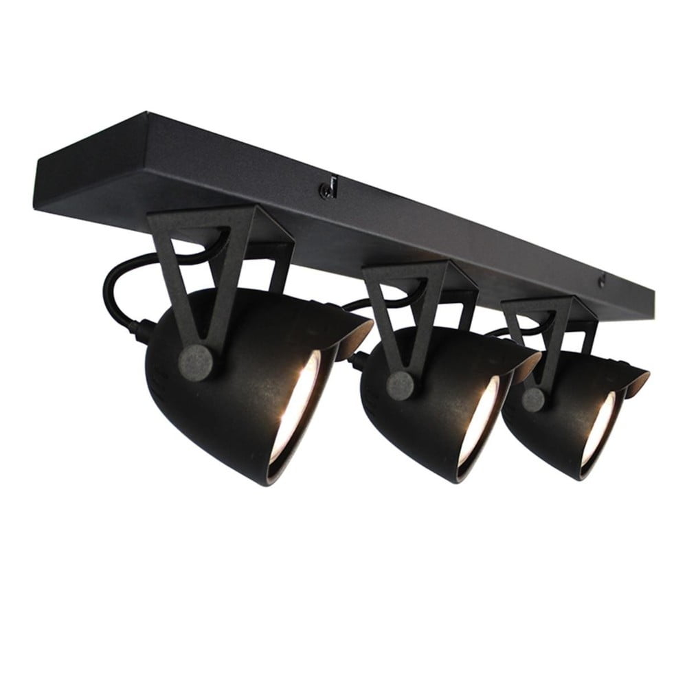 Czarna lampa sufitowa LABEL51 Spot Moto Cap Tres