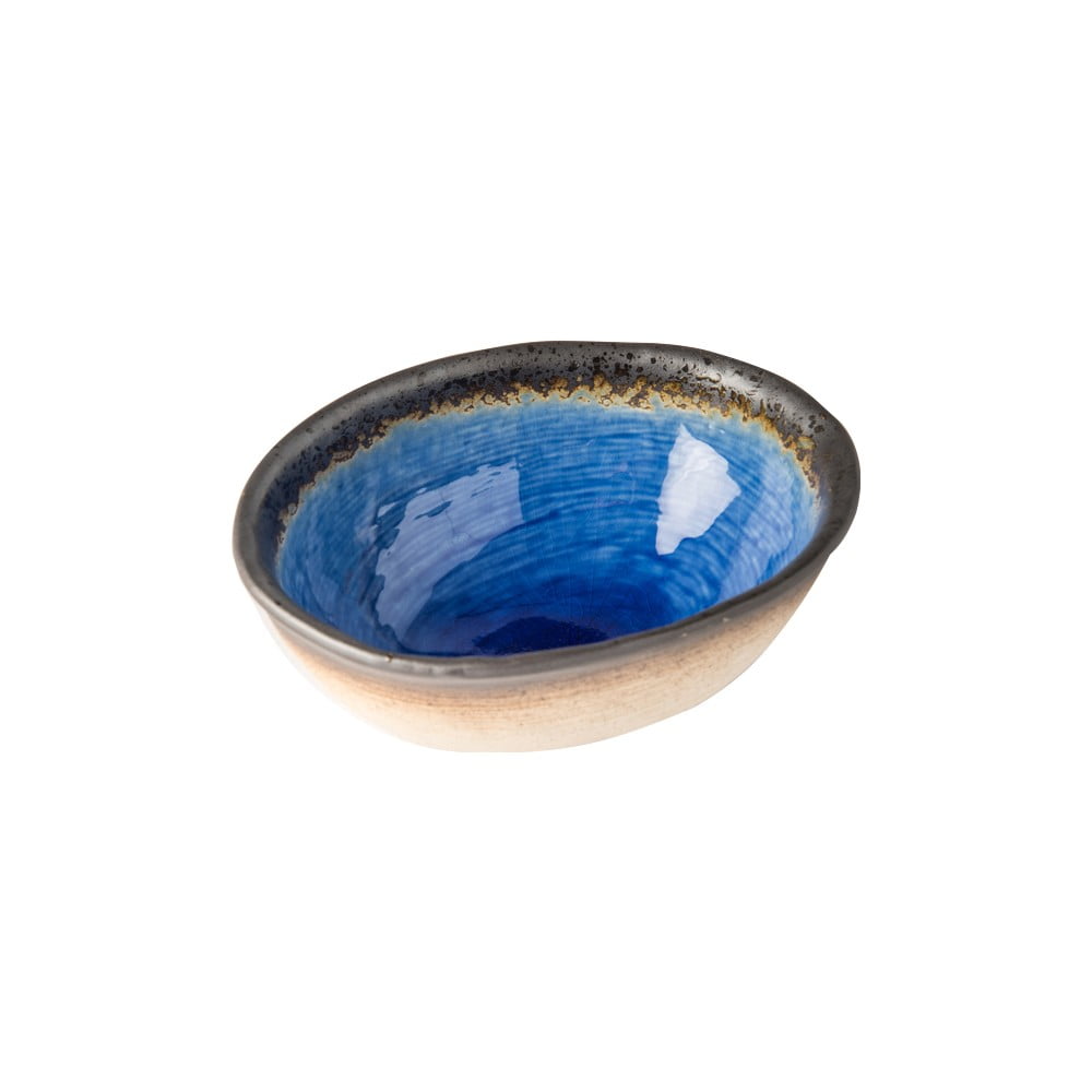 Фото - Салатник Niebieska miska ceramiczna MIJ Cobalt, ø 17 cm naturalny,niebieski,czarny