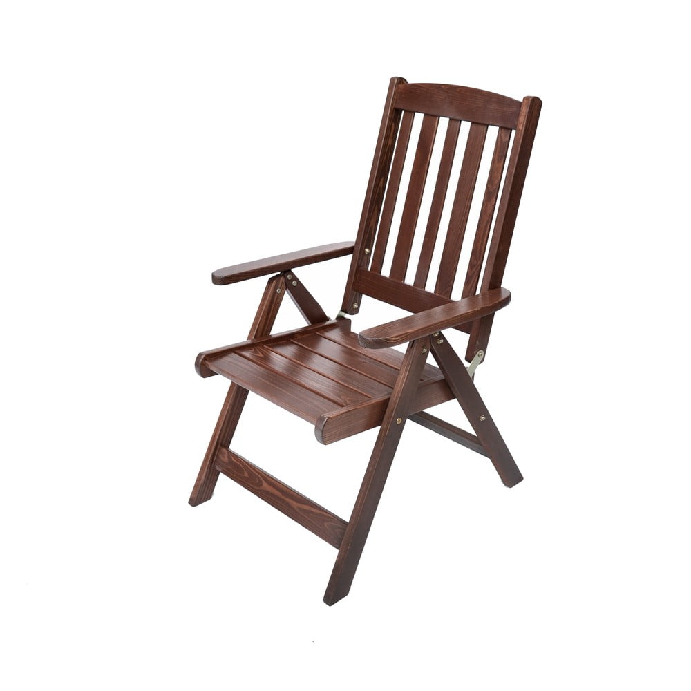 Zdjęcia - Meble ogrodowe Drewniany fotel ogrodowy Aneta – Rojaplast naturalny
