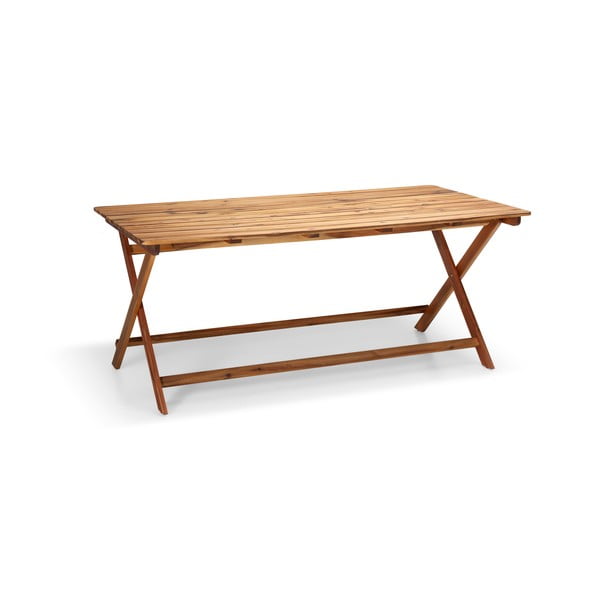 Stół ogrodowy z drewna akacji Bonami Essentials Natur, 171x88 cm