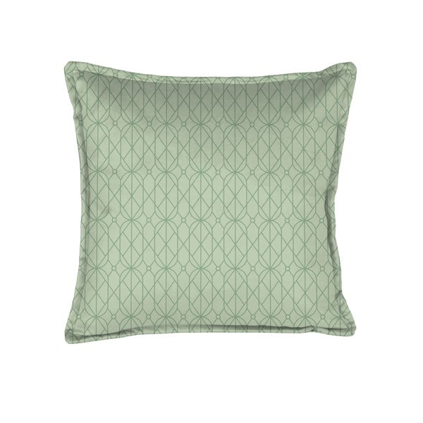 Zielona poduszka dekoracyjna Velvet Atelier Art Deco, 45x45 cm
