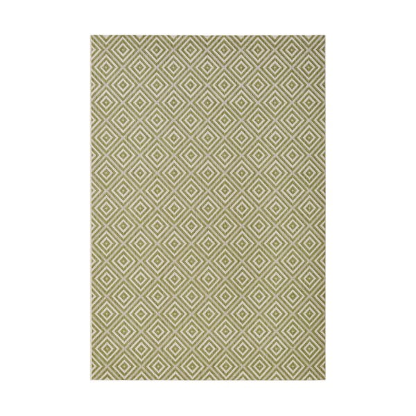 Zielony dywan odpowiedni na zewnątrz NORTHRUGS Karo, 160x230 cm