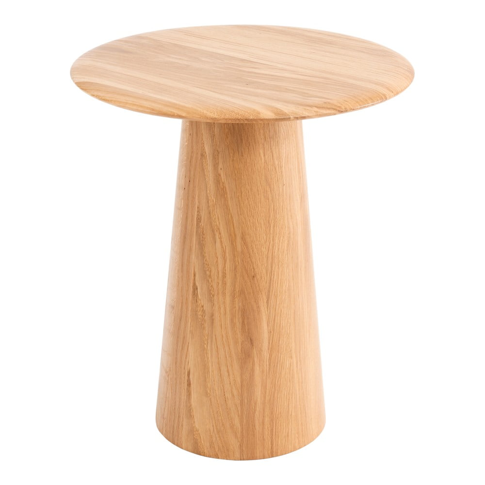 Okrągły stolik z litego drewna dębowego ø 40 cm Mushroom – Gazzda