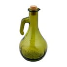 Zielona butelka na olej ze szkła z recyklingu Ego Dekor Olive, 500 ml