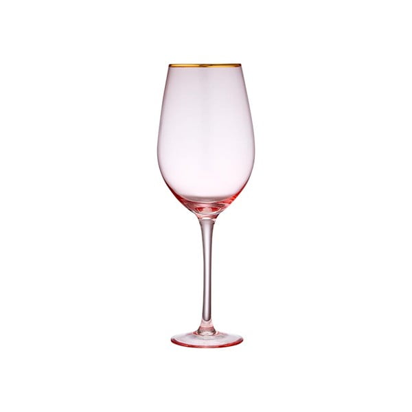 Różowy kieliszek do wina Ladelle Chloe, 600 ml