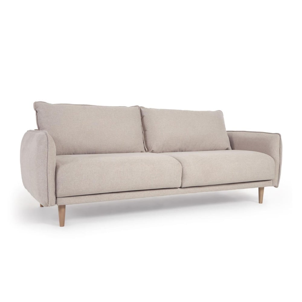 Beżowa sofa 210 cm Carlota − Kave Home