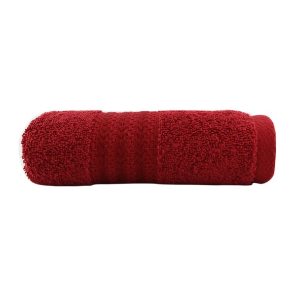 Czerwony bawełniany ręcznik Rainbow Red, 30x50 cm