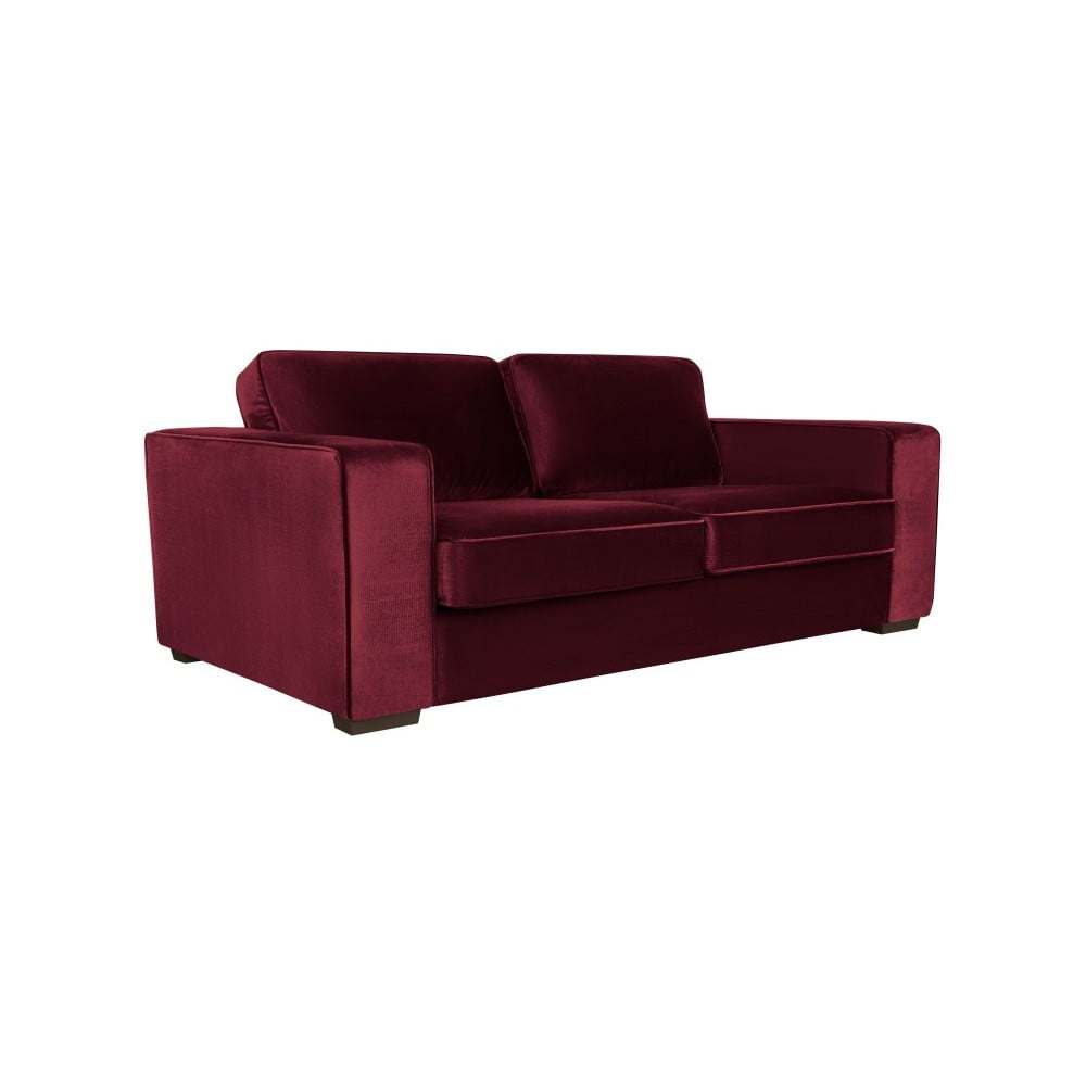 Sofa 3-osobowa w burgundowej barwie Cosmopolitan Design Denver