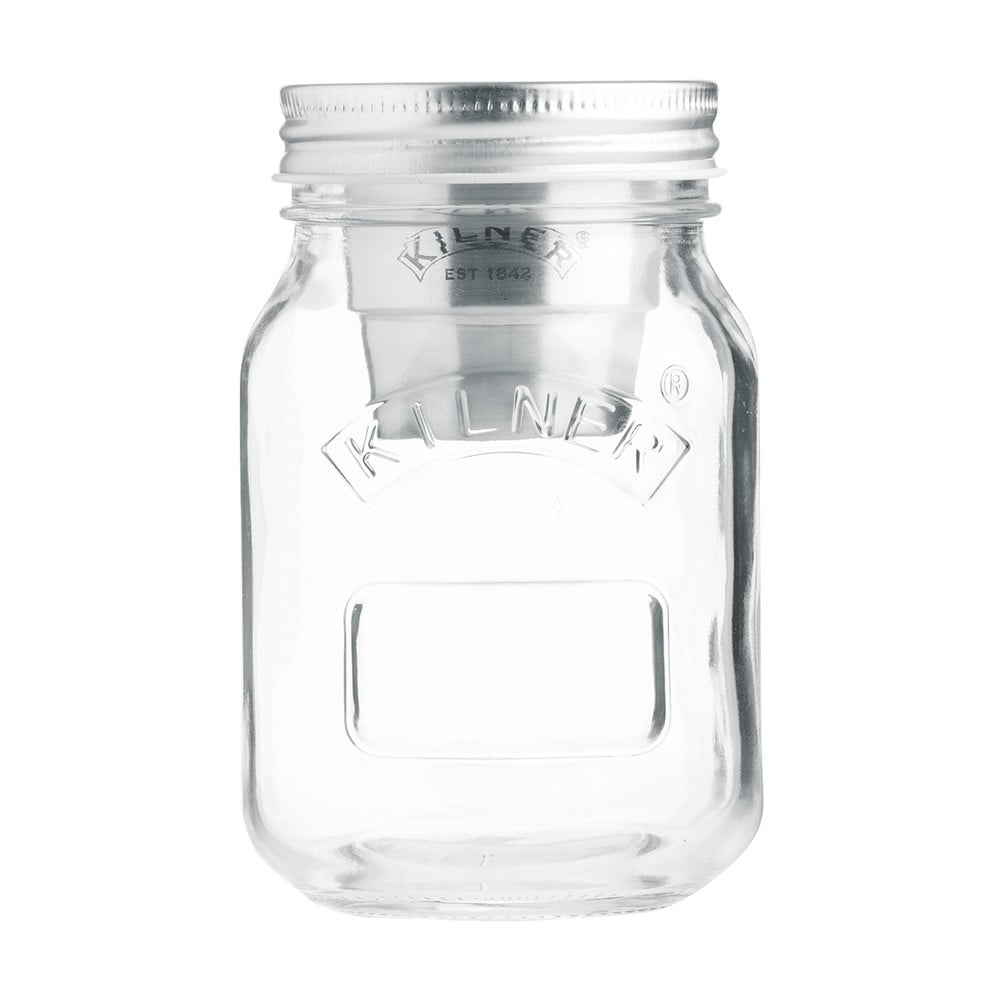 Podróżny pojemnik szklany na żywność z miseczką na dip Kilner, 0,5 l