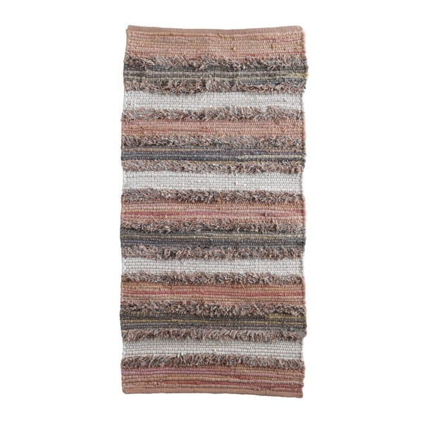 Szaro-różowy dywan we wzory Geese Ceylon, 120x60 cm