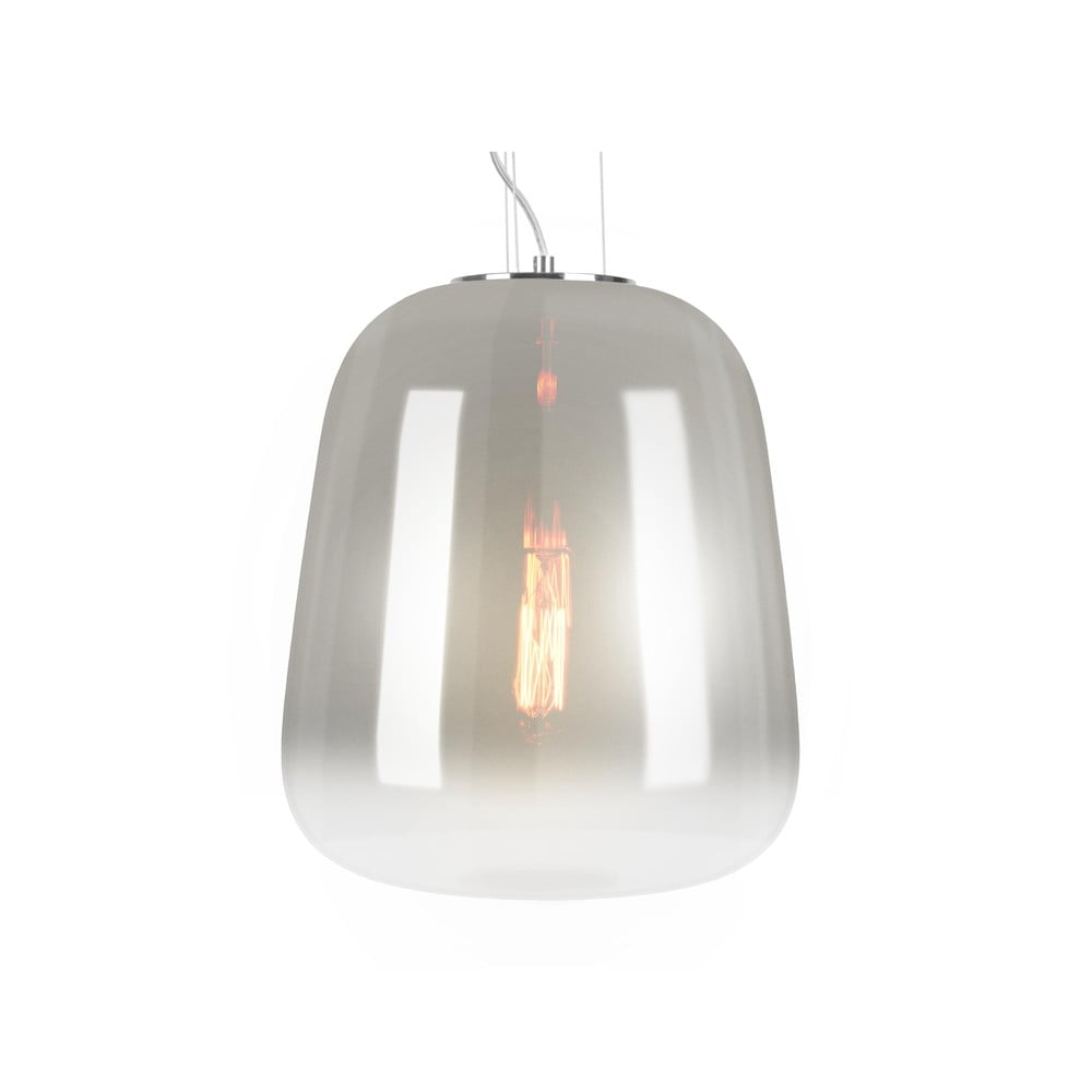 Lampa wisząca w kolorze srebra Leitmotiv Cone, ø 12 cm