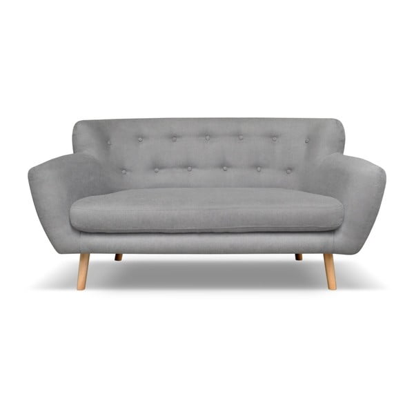Jasnoszara sofa Cosmopolitan design London, 162 cm