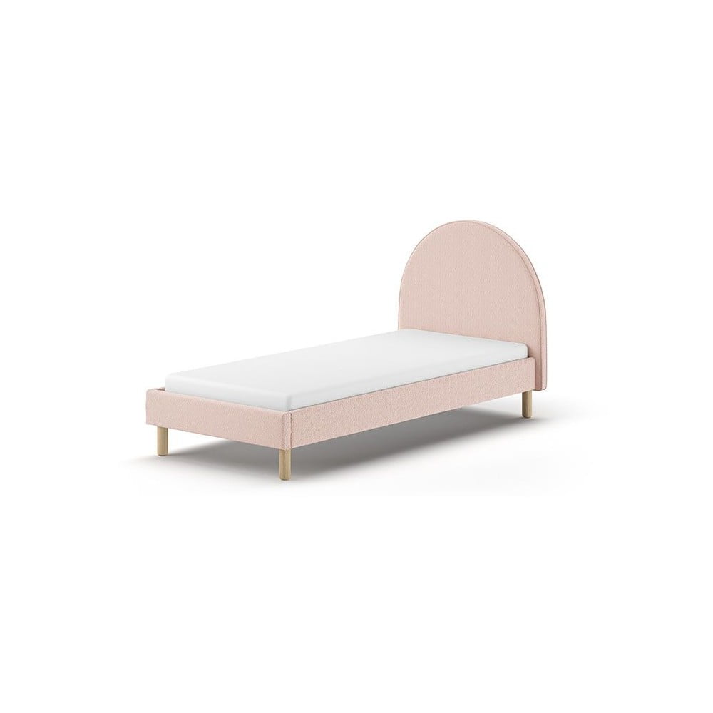 Фото - Каркас для ліжка MOON Różowe tapicerowane łóżko ze stelażem 90x200 cm  – Vipack różowy 