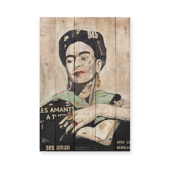 Lustro Scienne Madre Selva Espejo Decorado Frida Eyebrown 50x70 Cm Bonami