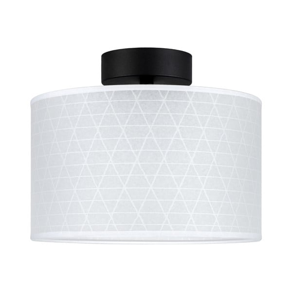 Biała lampa sufitowa ze wzorem trójkątów Sotto Luce Taiko