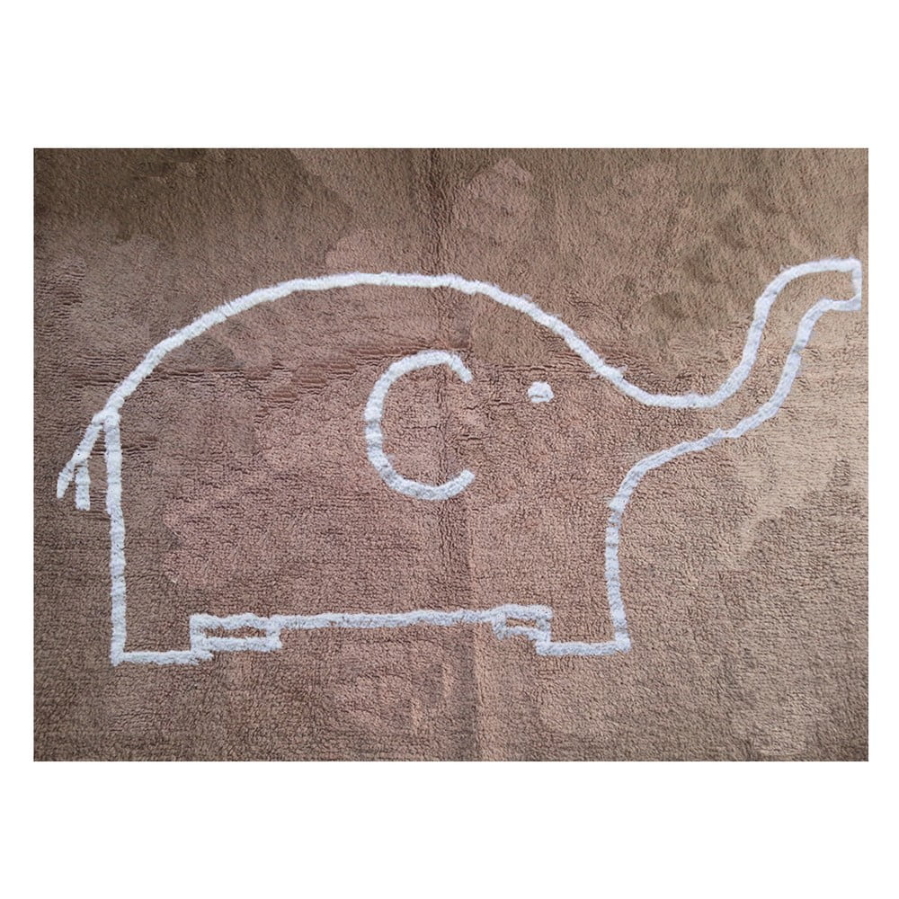 Dywan Elefante 160x120 cm, szarobrązowy