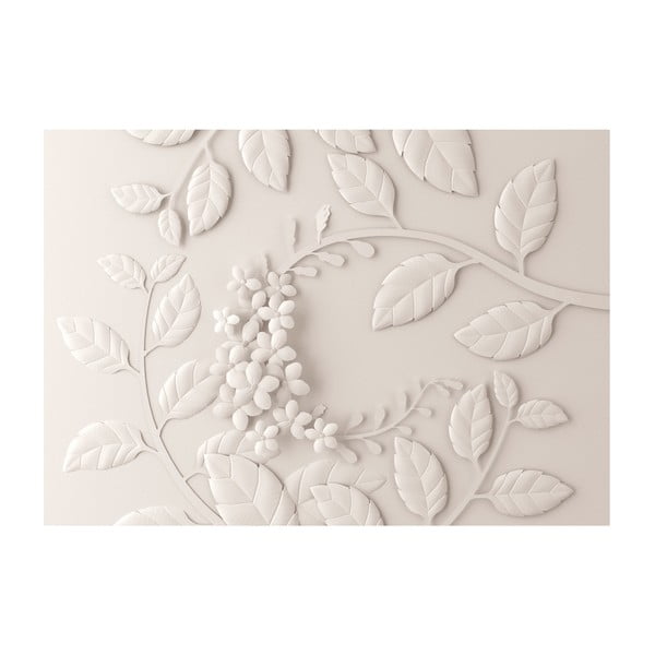 Tapeta wielkoformatowa Bimago Cream Paper Flowers, 400x280 cm