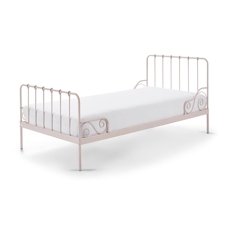 rocket Learner Technology Różowe metalowe łóżko dziecięce Vipack Alice, 90x200 cm | Bonami
