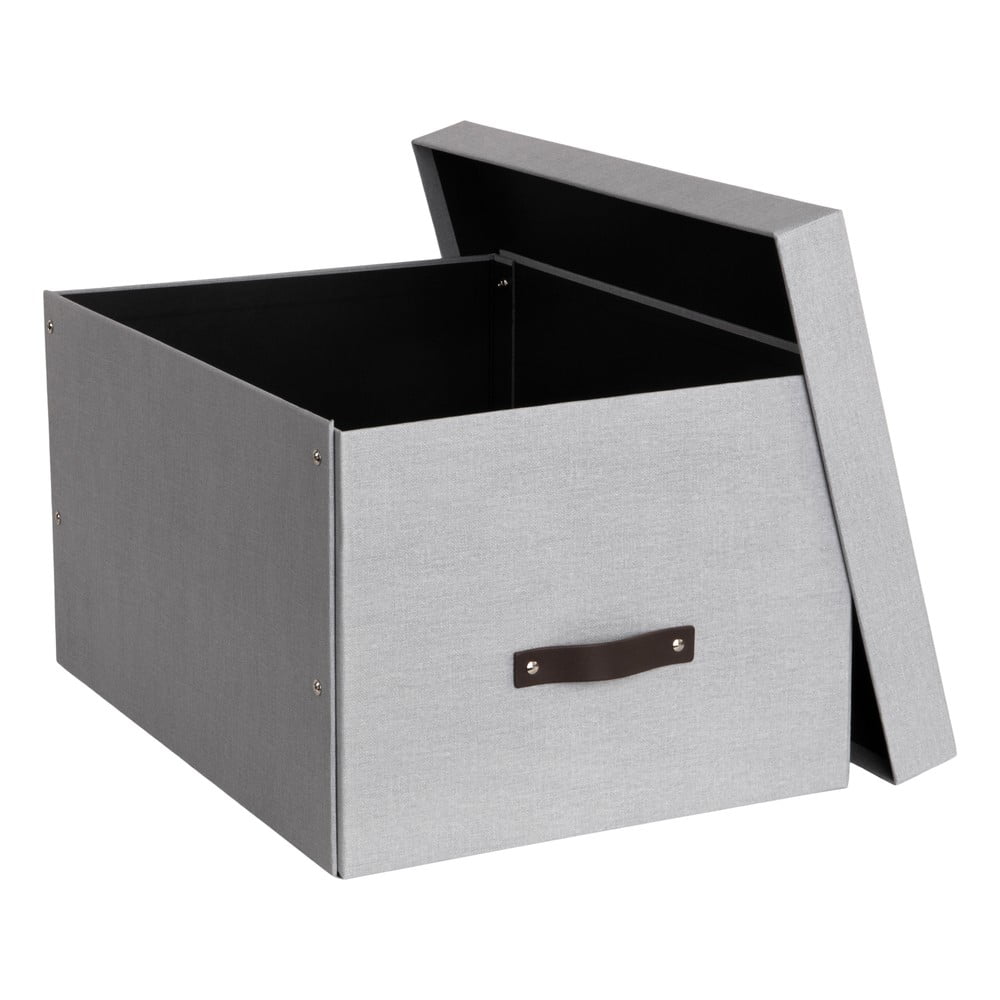 Фото - Інші меблі Kartonowy pojemnik z pokrywką Tora – Bigso Box of Sweden szary,light