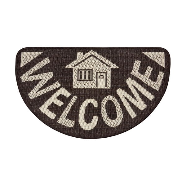 Brązowa wycieraczka Hanse Home Weave Big Welcome, 50x80 cm
