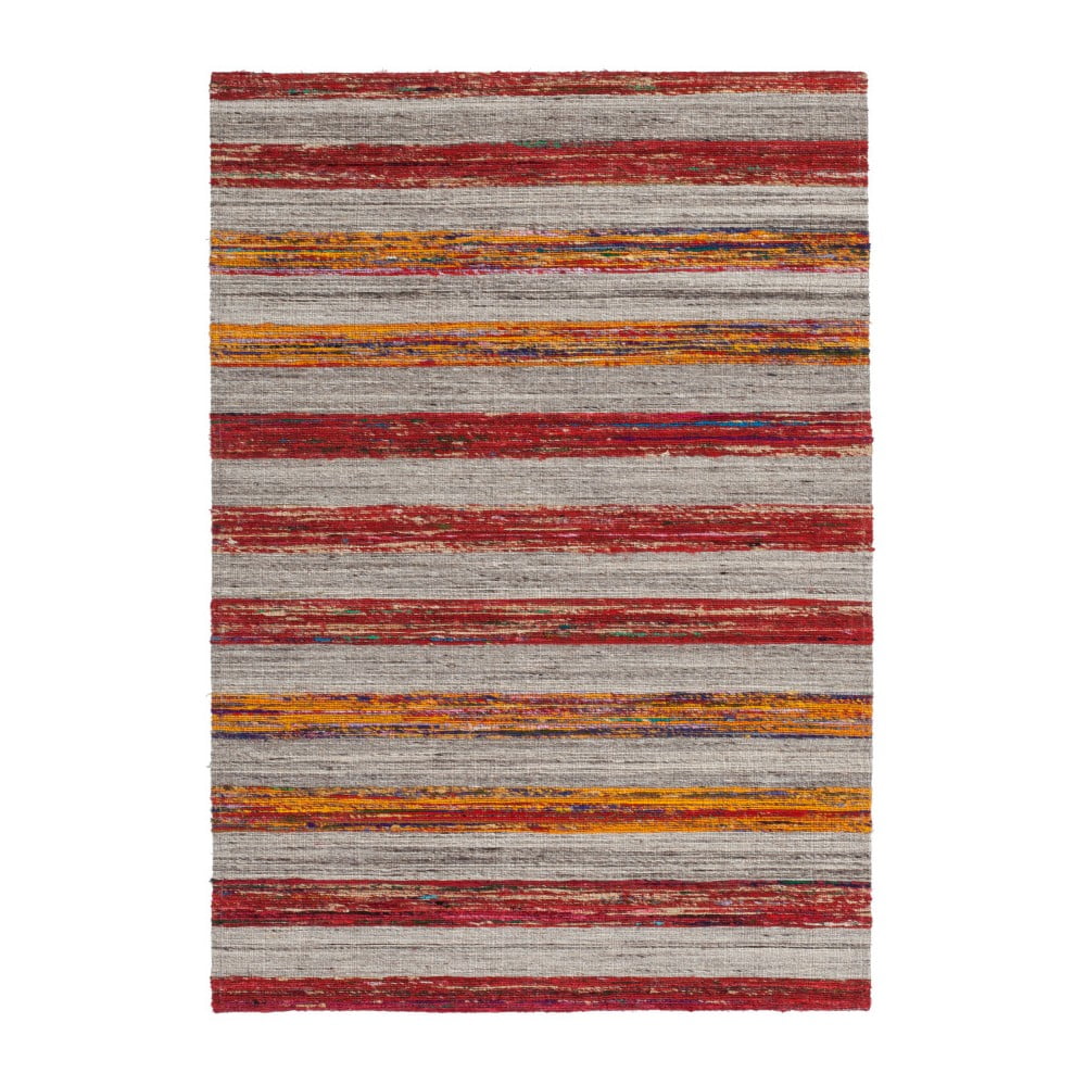 Czerwono-pomarańczowy dywan Evita, 160x230cm