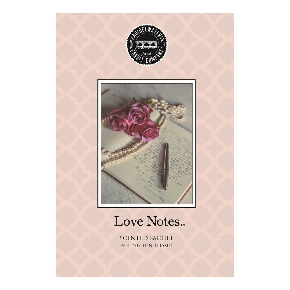 Woreczek zapachowy o zapachu bergamotki, róży, orzechów i paczuli Creative Tops Love Notes